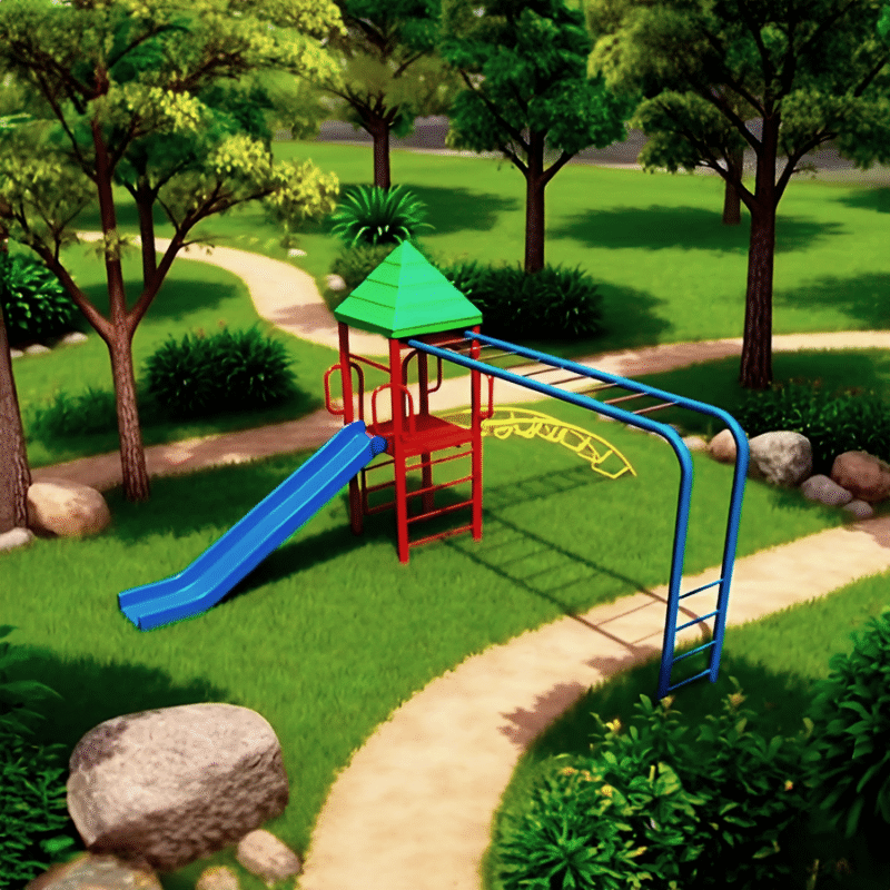 Mangrullo de una torre con pasamanos (Cod 111)