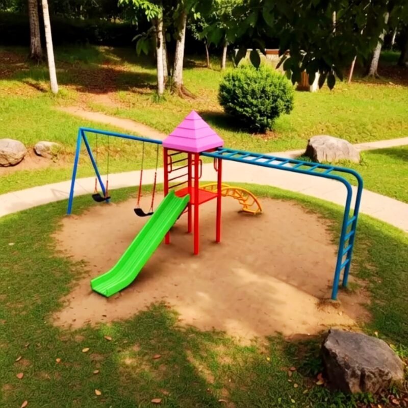 Mangrullo de una torre con hamaca y pasamanos (Cod 209)