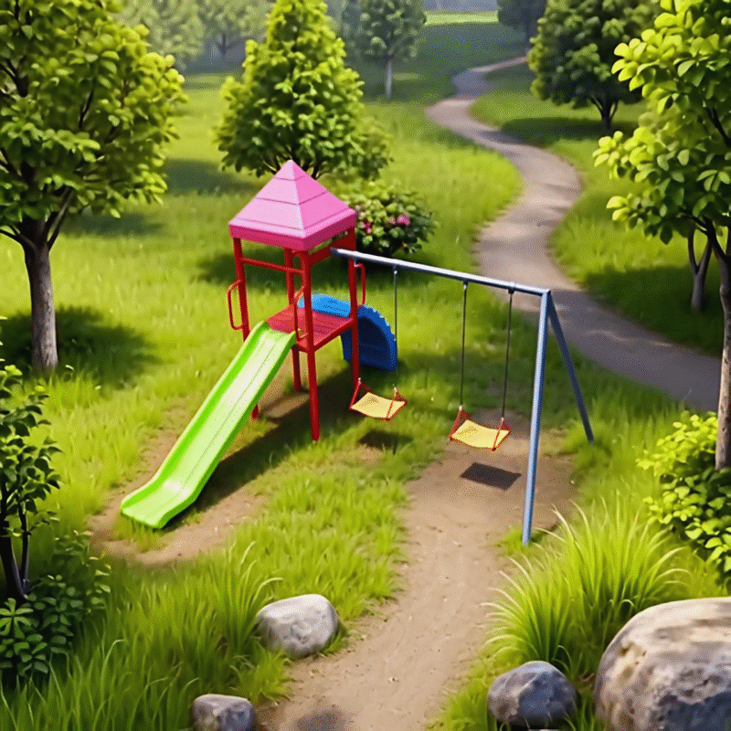 Mangrullo de 1 torre con hamaca doble (Cod 112)